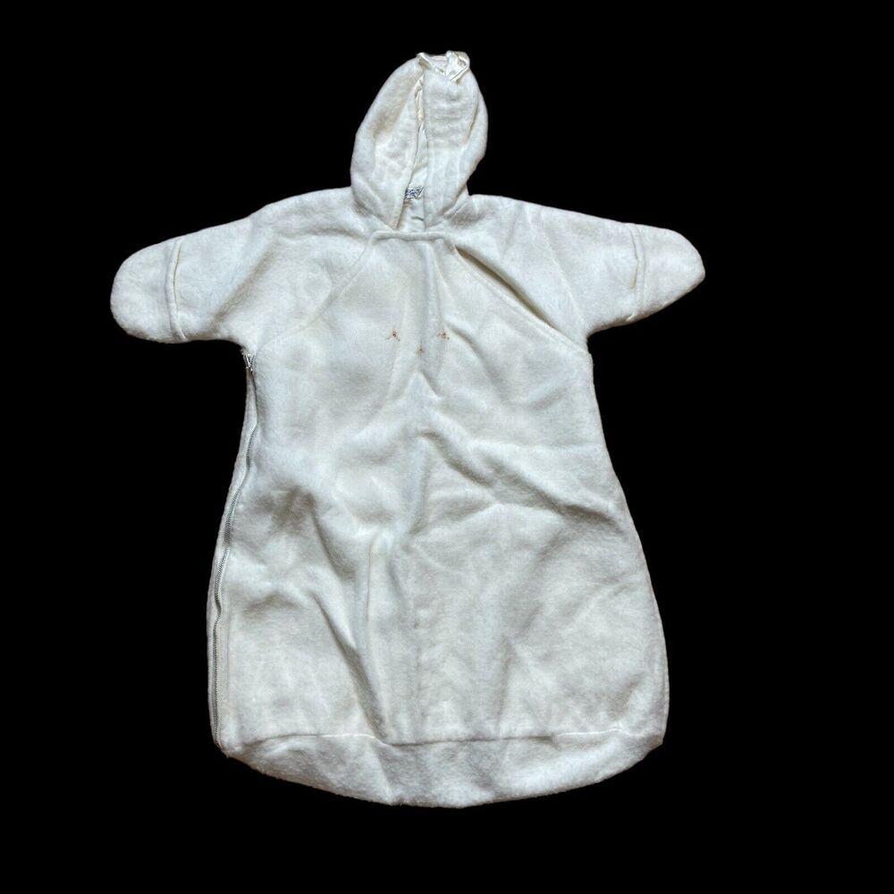 Vintage Buntikins Newborn Baby Hooded Winter Bunting by Walter‎ J. Munro Sleeper